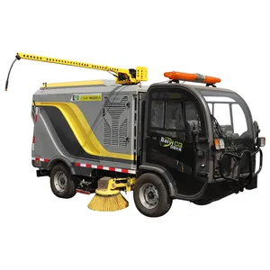 Upgraded Multi-functional Street Sweeper That Simultaneously Flushes And Sweeps Road Electric Street Sweeper