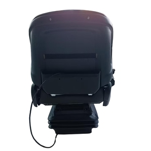 Siège de conducteur de tracteur Siège électrique à assistance électrique Cuir PU Universel 12v 24v Pompe à air Siège rembourré à airbag - Product Image 2