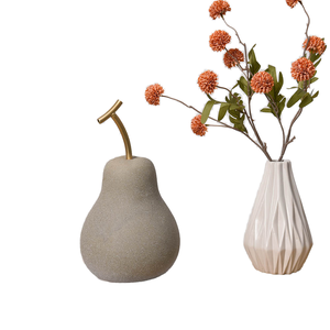 Vase en céramique YONGSHENG de style américain, luxueux, finition mate, artisanal, en porcelaine, écologique, pour la décoration d'hôtel, de maison et de table - Product Image 2
