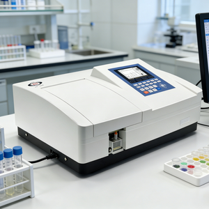 고성능 온라인 디지털 LCD 디스플레이 이중 빔 UV/Vis 분광광도계(실험실용 UV/Vis 분석 소프트웨어 포함) - Product Image 6