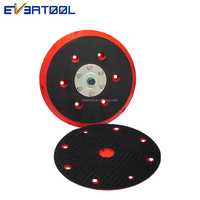 EVERTOOL Plaque de ponçage DA 6 pouces multi-trous, sans poussière, avec fixation auto-agrippante et extraction latérale des poussières