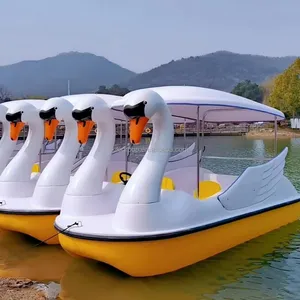 Sıcak satış en iyi fiyatlar ördek elektrikli gemi vinci fiberglas su pedallı bot