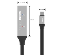 Câble d'extension USB 3.0 Type C à charge rapide 3A 5A, mâle C vers femelle C, câble de connexion pour ordinateur avec amplificateur de signal