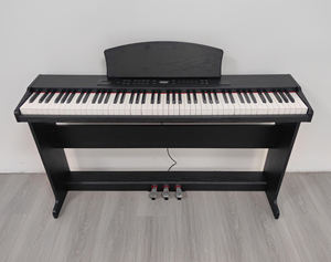 Clavier de piano numérique 88 touches, instrument de musique en PVC imitation bois avec 3 pédales, support et <span class=keywords><strong>banc</strong></span> pliable - Product Image 5