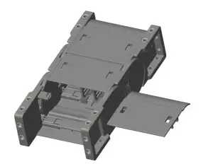 CNC 기계 밀폐형 밀봉 양면 개방형 드래그 케이블 캐리어 체인 JFLO 45X75 45X100 45X200