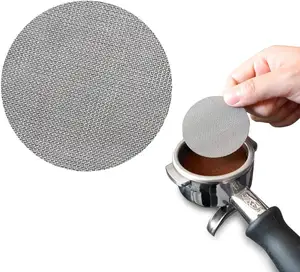 49 51 53.5 54 58 58.5mm 304 316L Stainless Steel Coffee Puck Screen 100 150 Micron Espresso Sintered Mesh Disc Filter