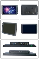 Le plus récent 10 pouces 12 pouces 15 pouces 17 pouces 19 pouces LED rétro-éclairé écran LCD moniteur carré 4:3 bureau montage mural haut-parleur industriel