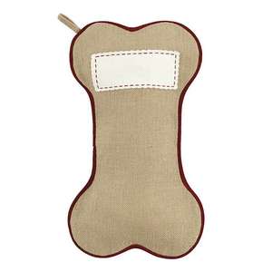 Nouvelles chaussettes de Noël pour le commerce extérieur, sacs cadeaux, articles de décoration d'ambiance, chaussettes en jute en forme d'os de chien pour - Product Image 6