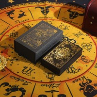En solde : Jeu de cartes de tarot personnalisé, cartes oracle avec vernis brillant et impression CMYK, boîte cadeau incluse, cartes de qualité supérieure, prêtes à expédier