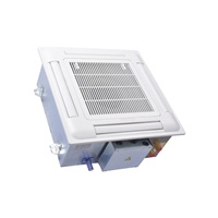 Unité de ventilation à cassette 2 tuyaux 4 voies, type FCU à eau réfrigérée avec télécommande pour systèmes CVC d'hôtels, hôpitaux et restaurants