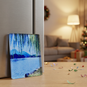 Magnete per Frigorifero in Acrilico con Arte Paesaggistica Originale, Adesivo Scenico con Persone, Ecologico, Durevole, Personalizzato, Rettangolare, Regalo per Anniversario - Product Image 6