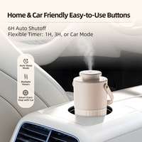 Diffuseur d'huiles essentielles portable automatique sans eau pour voiture et maison, rechargeable par USB, avec aromathérapie par nébulisation