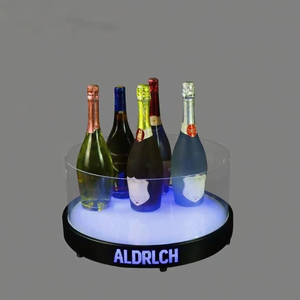 China factory customize LED <b>Light</b> Base Counter LED <b>Bottle</b> Display Glorifier <b>Bottle</b> Acrylic LED Showcase - Product Image 2