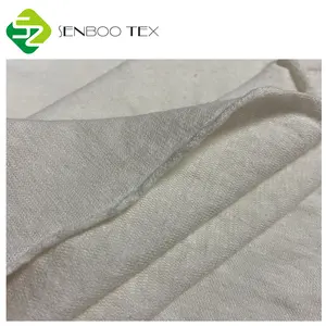 Tela de LICRA de cáñamo de algodón orgánico, de lujo, 120gsm, utilizado para prendas de vestir