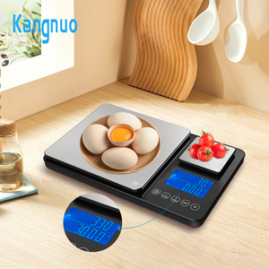 Balance électronique de cuisine numérique à double plateforme en acier inoxydable avec écran LCD pour la maison - Product Image 5