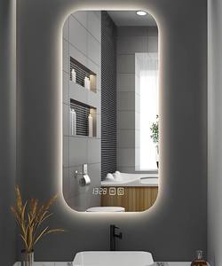 36x28 Inch Glass LED Lighted 3-Color-Temperature Adjustable Modern Design Bathroom Wall-Mounted <b>Mirror</b> IP44 Waterproof High - Product Image 3