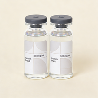 Autocollants holographiques personnalisés et sur mesure, imperméables, en vinyle pharmaceutique, étiquettes de peptides pour l'identification des emballages de flacons