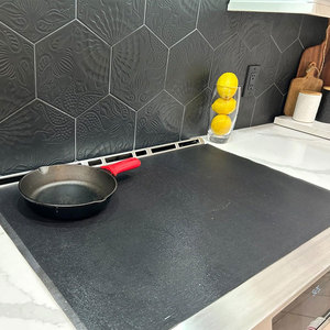 Heat Resisting Large Induction Cooktop <b>Protector</b> Mat 20.8x24inch, Translucent (Magnetic) Electric Stove Burner Covers - Product Image 1