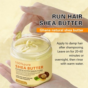 Soin naturel du cuir chevelu anti-chute Beurre de karité nourrissant Beurre capillaire contient de la biotine pour favoriser la croissance des cheveux - Product Image 2