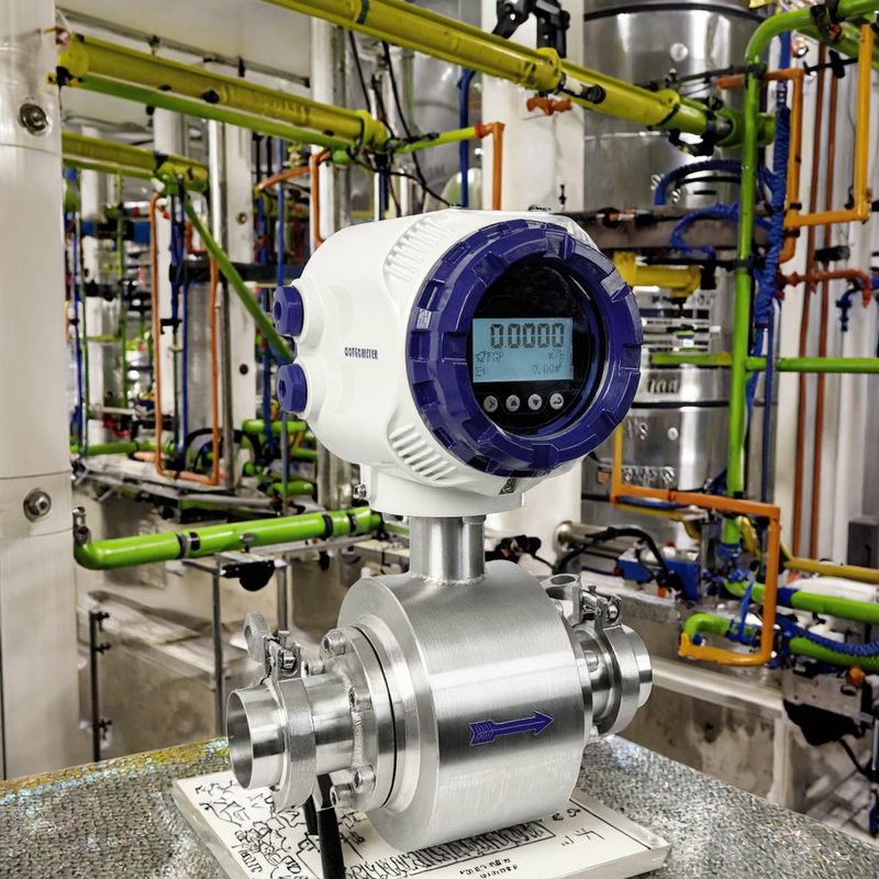 High temperature Intelligent Vortex Flowmeter for