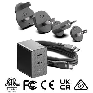 PD40W Cargador Rápido GaN 2C Puerto Adaptador <span class=keywords><strong>de</strong></span> Corriente para Iphone 17 Luz LED Drone Consola <span class=keywords><strong>de</strong></span> Juegos Portátil Cámara y Dispositivo <span class=keywords><strong>de</strong></span> Visión AI - Product Image 1