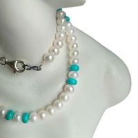 Collier de pierres précieuses fait à la main en argent Sterling 925, huître Turquoise, quartzite rouge, Orange, grenat de mandarine