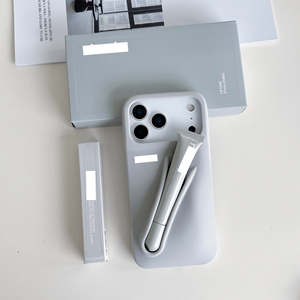 Rouge à lèvres compatible avec le maquillage avec logo, étui pour téléphone brillant à lèvres en boîte pour <span class=keywords><strong>iPhone</strong></span> <span class=keywords><strong>11</strong></span> 12 13 14 15 16 Pro Max, <span class=keywords><strong>coque</strong></span> en silicone - Product Image 3