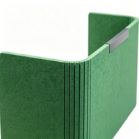 Écran de bureau à trois côtés 60x120cm, panneau acoustique écologique 100% fibre de polyester, cloison de bureau OEM
