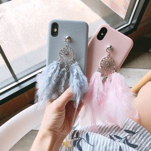 Bán buôn Cô Gái Thời Trang Điện Thoại Trường Hợp Che Lông Treo Di Động Trường Hợp đối với iPhone X - Product Image 5