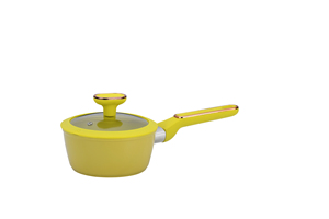 Nhôm <span class=keywords><strong>Cookware</strong></span> <span class=keywords><strong>Set</strong></span> với không dính lớp phủ gốm chậu chảo xử lý Glass Fry Pan soong chảo bán buôn - Product Image 3