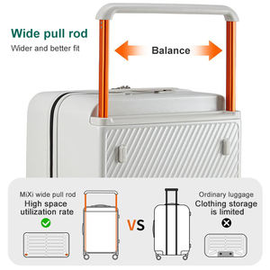 26インチのトロリースーツケースMixiブランドの荷物ジッパー付きフレームプロ用荷物メーカー - Product Image 3