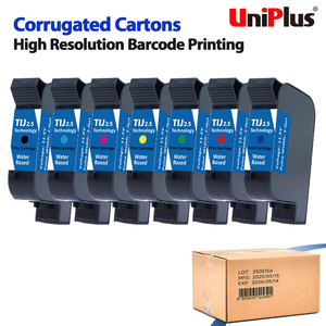 Cartucho de Tinta TIJ a Base de Agua de 12.7mm para Impresión de Códigos de Barras de Alta Resolución en Cartones Corrugados - Product Image 1