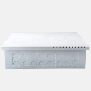 Caja de entrada FTTH para el hogar, gabinete de acero para montaje empotrado en pared con cubierta de plástico, personalizable OEM, para interiores, POE, GSM, cableado de corriente débil - Product Image 3