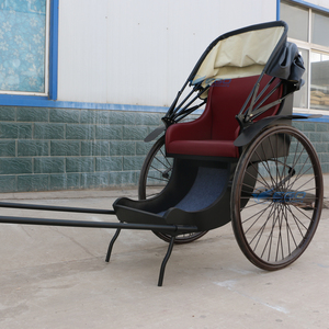 Rickshaw Retro Tradicional, Rickshaw Urbano de 2 Ruedas Pintado a Mano en Oferta - Product Image 2
