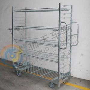 Multifunctionele Stalen Elektrische Order Picking Karren Voor Magazijn Magazijn Draad Mesh Order Picking <span class=keywords><strong>Trolley</strong></span> - Product Image 5