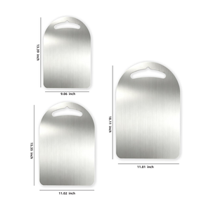 Tabla de Cortar Cuadrada de Acero Inoxidable 304 de Alta Calidad, Apta para Alimentos, Ecológica, Apta para Lavavajillas, Duradera y No Tóxica - Product Image 2