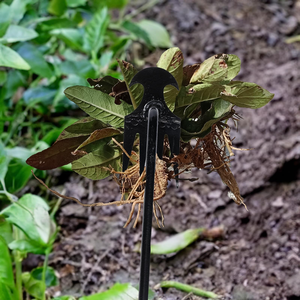Outil de désherbage, outil de jardinage portable, désherbeur manuel forgé en acier au manganèse à 4 dents - Product Image 4