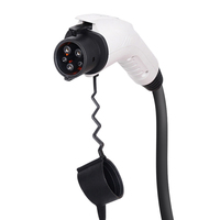 Câble de charge pour véhicule électrique Type1 50A Câblage de 5 mètres Prise Type1 Chargeur EV portable Station de charge pour véhicule électrique 50A