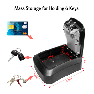 Tuya thông minh hộp khóa IP65 không thấm nước bên ngoài kỹ thuật số mật khẩu chìa khóa an toàn cho an toàn thông minh lưu trữ chìa khóa bên ngoài mật khẩu kỹ thuật số - Product Image 3