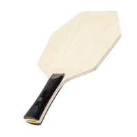 Raquette de tennis de table hexagonale à poignée horizontale en bois pur 5 plis pour sports de plein air – Modèle populaire en gros