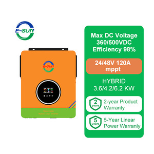 Inversor Solar E-SUN de 6.2KW 24/48V 120A MPPT Híbrido Conectado a la Red - Product Image 1