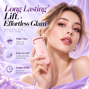 Recourbe-cils chauffant électrique, sans pincement, idéal pour les débutants, outil de maquillage - Product Image 2