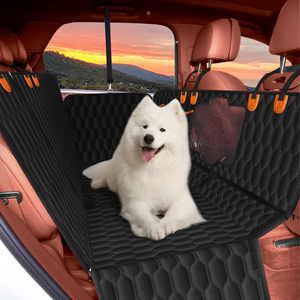 Hard Bottom <b>Dog</b> Car Seat Cover for Back Seat Extender for <b>Dogs</b> <b>Dog</b> <b>Hammock</b> Camping <b>Bed</b> for Travel Backseat Car Truck - Product Image 1