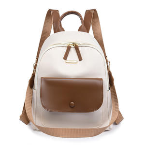 <span class=keywords><strong>Sac</strong></span> <span class=keywords><strong>à</strong></span> <span class=keywords><strong>dos</strong></span> décontracté <span class=keywords><strong>à</strong></span> double bandoulière pour femmes de style coréen <span class=keywords><strong>Sac</strong></span> <span class=keywords><strong>à</strong></span> <span class=keywords><strong>dos</strong></span> en <span class=keywords><strong>tissu</strong></span> Oxford imperméable <span class=keywords><strong>à</strong></span> haute apparence de couleur assortie - Product Image 4