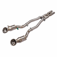 Tuyau de descente à haut débit en acier inoxydable 304 pour Ferrari 812 F12 6.2L, kit de modification de performance pour la course