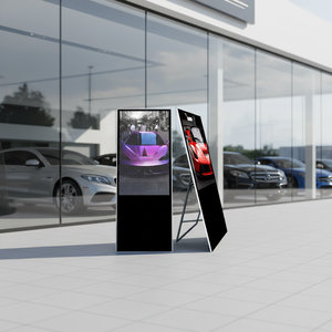 Affichage LCD sur pied de 49/55 pouces pour signalétique numérique en magasin de détail - Product Image 1