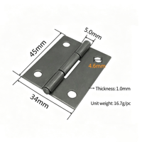 Charnière plate en fer brut de 2 pouces pour boîte en bois, équipement, châssis, armoire - Vente en gros usine