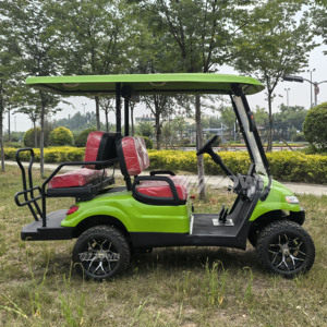 Carrito de Golf Eléctrico de 6 Plazas en Oferta, Pantalla Táctil, Luces LED, Diseño de Lujo, Alimentado por Litio, Homologado para Circular por la Calle - Product Image 2