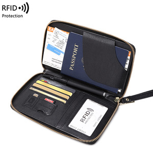 Nuovo Portadocumenti RFID 2026 per Passaporti, Biglietti Aerei e Certificati, Borsa da Viaggio Multifunzionale alla Moda con Cerniera - Product Image 6
