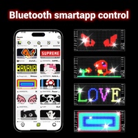 Nouvel écran d'affichage, film flexible adhésif, écran LED, panneau mural vidéo, contrôle intelligent par application Bluetooth, qualité en gros